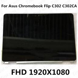 Test well Genuine 12.5" Touchscreen Lcd 2 In 1 FOR Asus Chromebook Flip c302 C302C FHD 1920X1080 LCD Display Assembly