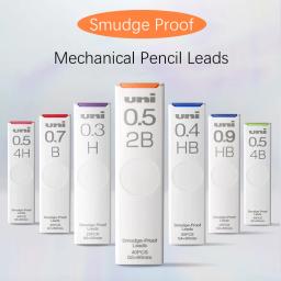 1tube Smudge Proof Mechanical Pencil Leads UL-S More Dark Lead HB B 2B 0.3/0.5/0.7/0.9mm Student Stationery Supplies