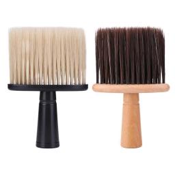 Soft Neck Duster Brushes Soft Comfortable Lightweight Touch Wood Handle Salon Cutting Hairdressier Barber Accessory Styling Tool