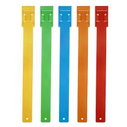5pcs Multicolor Cattle Identification Ring Cow Mark Band Green Red Yellow Orange Blue Color Footmark Band Farm Animal