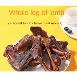 Dry Lamb Leg Dog Snacks Crispy Big Bone Dog Snacks Molar Sticks for Adult Dogs Puppies Teeth Cleaning Sticks Pet Award Snacks