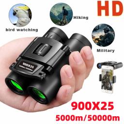 900X25 50000m Zoom Telescope Professional BAK4 HD Powerful Binoculars Long Range Portable Monocular or Camping Tourism Outdoor