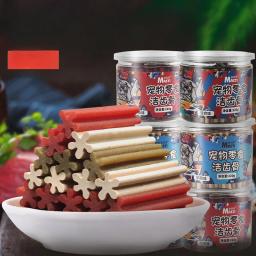 Dog Snacks Bite Resistant Dog Training Bones Dog Double Teeth Grinding Stick Clean Teeth Bones for Medium and Large Dogs