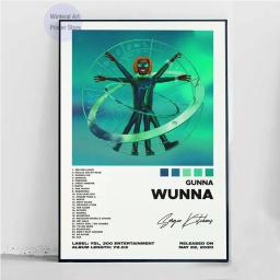 MT1465 New Gunna Poster Wunna Rapper Music Album Cover Wall Art Picture Canvas Painting Poster HD Prints Living Room Home Decor