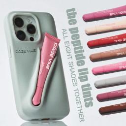 Moisturizing Mirror Lip Gloss Nutritious Lip Oil Cosmetic Portable Make-up Silicone Phone Case For Iphone Lipgloss Holder Cover