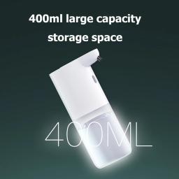 USB Charging Smart Liquid Soap Dispenser 400ml Auto Hand Sanitizer Dispenser 4 Modes Waterproof for Home Kitchen