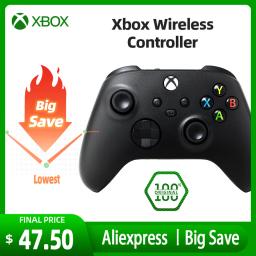 Microsoft Xbox Core Wireless Controller Carbon Electric Volt White Black for Xbox Series X Xbox Series S Xbox One Controller