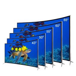 55 65 75 85 Inch Curved Smart Led TV 4K UHD LED Television Wifi Usb Video android OS webOS wifi smart tv 4k ultra hd