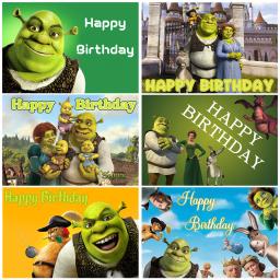 Green Monster&Shrek&Fiona Theme Birthday Party Vinyl Background Baby Shower Photography Props Supplies Girl Room Decor Poster