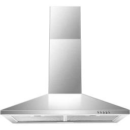 Range Hood 30 inch,Wall Mount Range Hood in Stainless Steel With Ducted/Ductless Convertible,Stove Vent Hood