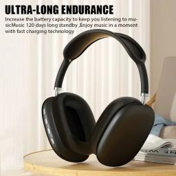 NEW P9 Pro Max Wireless Bluetooth Earphones Outdoor Sports Noise Cancelling Headset With Mic Over Ear Gaming TF Card Headphone