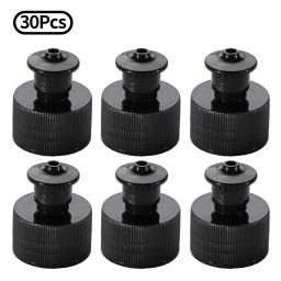 30Pcs Plastic Push Pull Caps Water Bottle Caps Sports Bottle Caps Screw Tops Lids Replacement for Sealing Bottles Twisted Soda