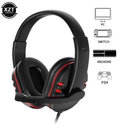 Wired Headset Gamer with Mic Noise Cancelling Jcally MN Headphones For PC Computer Laptop PS4 PS5 Nintendo Tablet Earphones