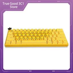 Duck Wired Mechanical Keyboard Custom Keyboard Creative Usb Computer Peripherals Cartoon Duck Voice Birthday Gift Yellow Duck