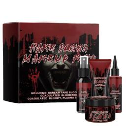 Halloween Artist Makeup Painting Kit Realistic Fake Blood Cosmetic Long-term Coagulated Blood Fake Wound Paint Funny Trick Toy