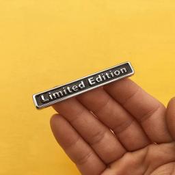3D Plating Metal LIMITED EDITION Logo Car Rear Fender Trunk Sticker Emblem Black Car Accessories Tuning Exterior Decal Sticker