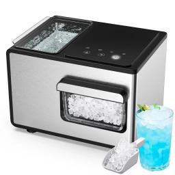 Dreamice X3 | Nugget Ice Maker Machine Countertop 40lbs/24h with Chewable Sonic Ice Self-Cleaning Function Kid-Friendly Design