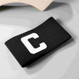 Soccer Captain Armband Elastic Football Armbands Basketball Player Rugby Accessory Nylon