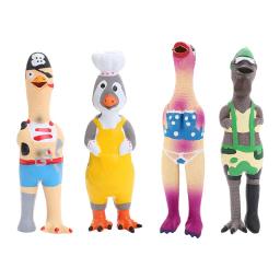 Latex Chicken Squeaky Dog Toy for Kids, Adults Funny Dog Chew Toy, Outdoor Games
