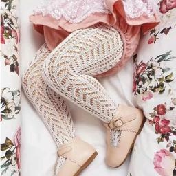 Summer Baby Girls Tights Hollow Out Mesh Stockings For Kids Fishnet Clothing Toddler Spain Style Thin Bottom Pantyhose