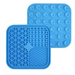 Dog Licking Mat Slow Food Mat Drizzling Licking Pad Suction Cup Slow Food Mat Silicone Slow Food Mat Pet Dog Licking Mat