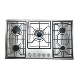 Fashion Wholesale Price High Efficiency Energy Saving Multiple Functions Cooking Stainless Steel Gas Cooktop 5 Burner Gas Stove