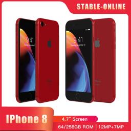 Original Apple iPhone 8 64GB/256GB 4.7' Retina IPS LCD Fingerprint Factory Unlocked iPhone 8  Mobile Cell Phone