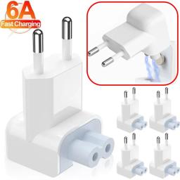 5-1PCS EU Plug Laptop Adapter Charger Converters for Apple MacBook 45W Magsafe 60W 85W IPad Pro 6A Fast Charging Adapters