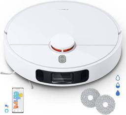 Robot Vacuum Cleaner White Advanced LDS Navigation 3D Obstacle Detection Technology 2 in 1 Vacuuming Wiping