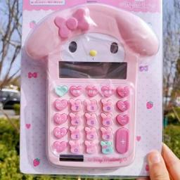 Sanrio series kawaii Hello Kitty Kuromi My melody cartoon creative student solar multi-function calculator school supplies gift