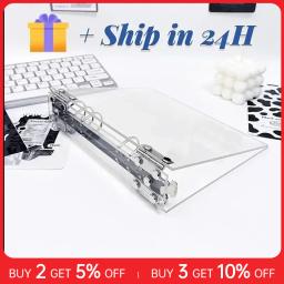 A5 Acrylic Transparent Shell Loose-leaf Photo Album, DIY Detachable Binder,  6 Hole Acrylic Album Kpop Binder, Photocard Binder