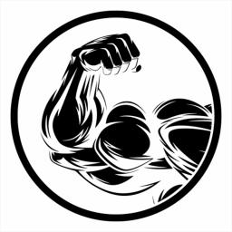 Show Muscles Bodybuilding Car Sticker Be Strong Fitness Decor Removable Waterproof Black/White