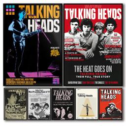 Retro Punk Poster Aesthetic Music Album Rock Psycho Killer Talking Head Canvas Painting Wall Art Mural Home Room Decor