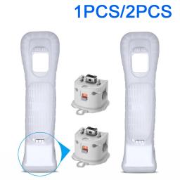 1 Set/2 Set For Nintendo Wii Motion Plus Adapter Sensor+Silicon Case for Nintendo Wii Remote Controller Motion Enhancer Games