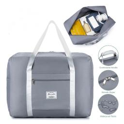 1pc 45L Cabin Approved Carry On Hand Luggage Bag Flight Holdall Bag Multifunctional Folding Travel Bag Single Shoulder Storager