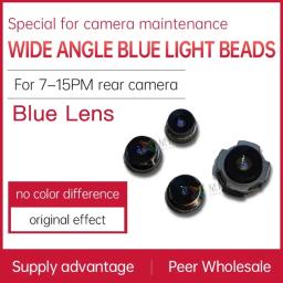 Back Camera Blue Lens for iPhone 7G -15ProMax Rear Camera Repair Replacement Part Wide Angle Telephoto Ultra Wide Angle Lens set
