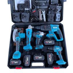 For MKT Combo Power Tools 5 Kits Tool Set Cordless  Drills cordless electric hammer Circular Saw   Angle Grinder
