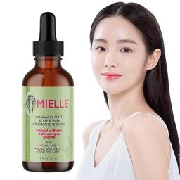 Rosemary Essentiall Oil Hair Mint Air Strengthening Oil Biotin Organic Hair Products Scalp Hair Nourishing Treatment