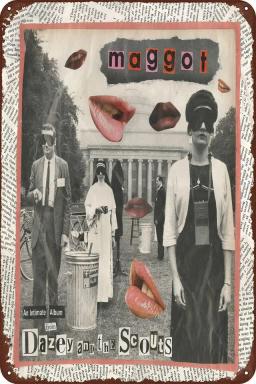 Maggot Dazey and the Scouts 12x8 Inch Metal Signs Music Album - Rock the Walls with Music Album Art for Music Lovers