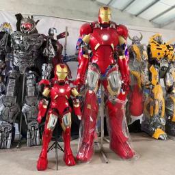 New Golden Iron Man Mecha Autobot Wasp Version 1:1 Ratio Wearable Costume Toy Optimus Prime Collectible Birthday Toy Gift