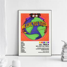 Lil Tecca Tracklist We Love You Tecca 2 Music Album Cover Poster Prints Canvas Painting Wall Art Picture Living Room Home Decor