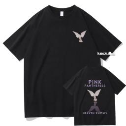 Singer Pinkpantheress Tshirts 2024 New Album Heaven Knows Men/Women Clothing Unisex Cotton Short Sleeve Summer Graphic Tshirt