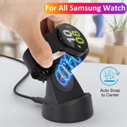 Fast Magnetic Watch Wireless Charger for Samsung Galaxy Watch 6 5 4 Classic Pro 3 Active 2 Dock Adapter Charging Station Holder