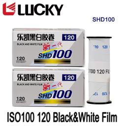 CHINA LUCKY SHD100 120 Black and White Film ISO100/21° Black and White Negative Film For HOLGA Retro Light Leak 120 Film Camera