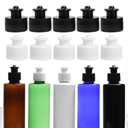 20Pcs Bottle Cap Water Push Pull Lids Cap Lid Replacement Tops Sports Sealing Screw Bottles Reusable Cover Twisted Portable Soda