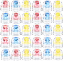 10Pcs 28mm Push Pull Replacement Caps Reusable Colorful Soda Twisted Water Bottle Lid Top Suitable for 28 mm Sport Bottle Cap