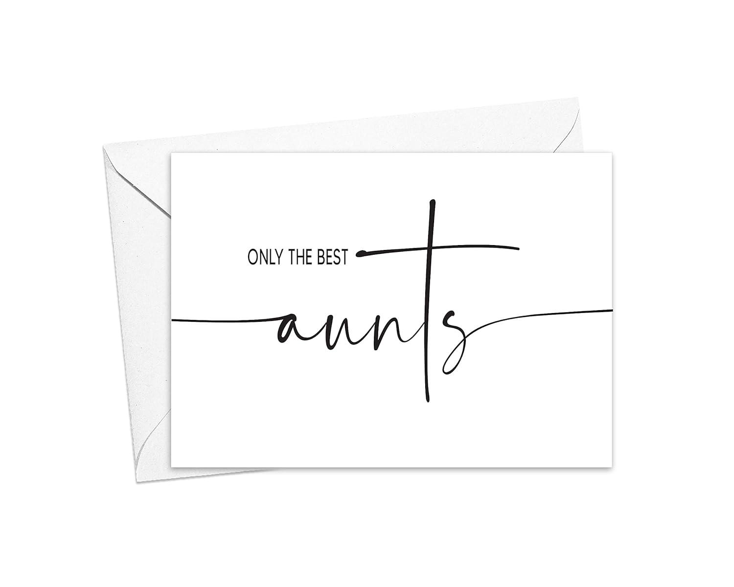 Pregnancy Announcement Card for Aunt, New Grant Aunt Baby Reveal from Niece Nephew, New Baby Coming Card (Aunt)