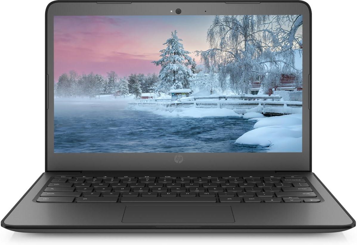 HP 11.5'' HD Brightview Chromebook, Intel Processor Up to 2.39GHz, 4GB Ram, 16GB Storage, Ultra-Fast WiFi, Chrome OS, Dale Black(Renewed)