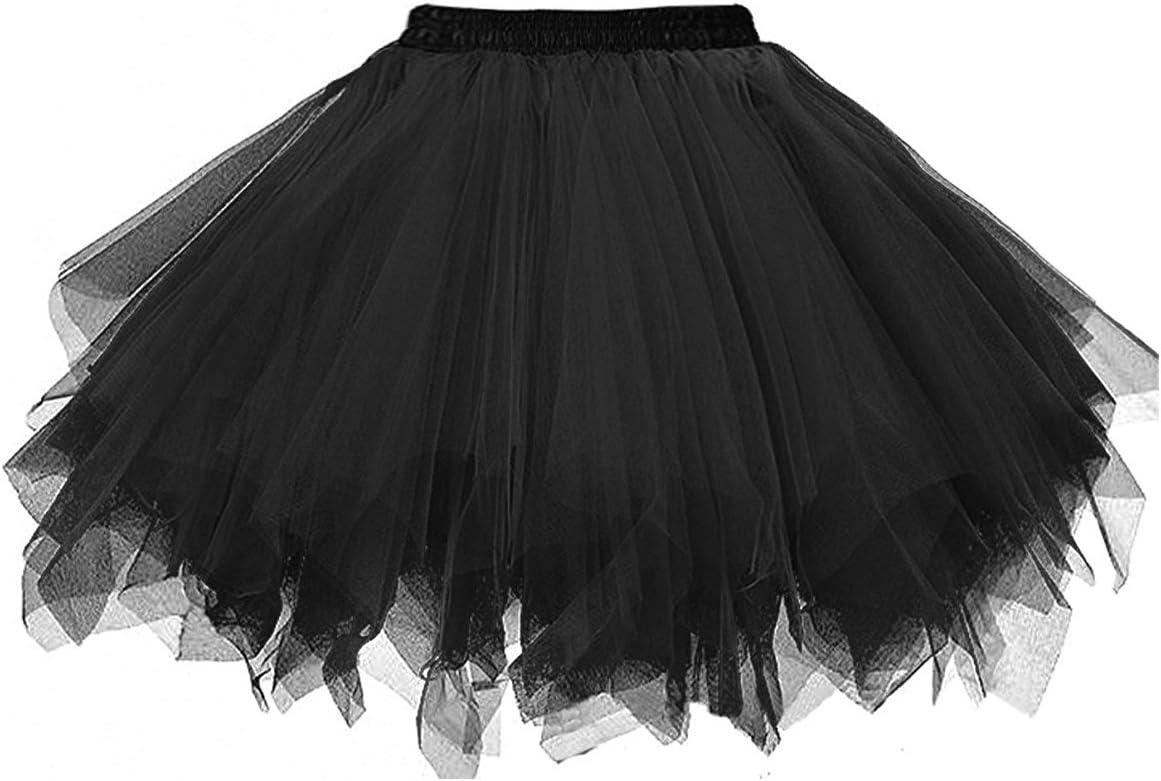 Topdress Women's 1950s Vintage Tutu Petticoat Ballet Bubble Skirt (26 Colors)