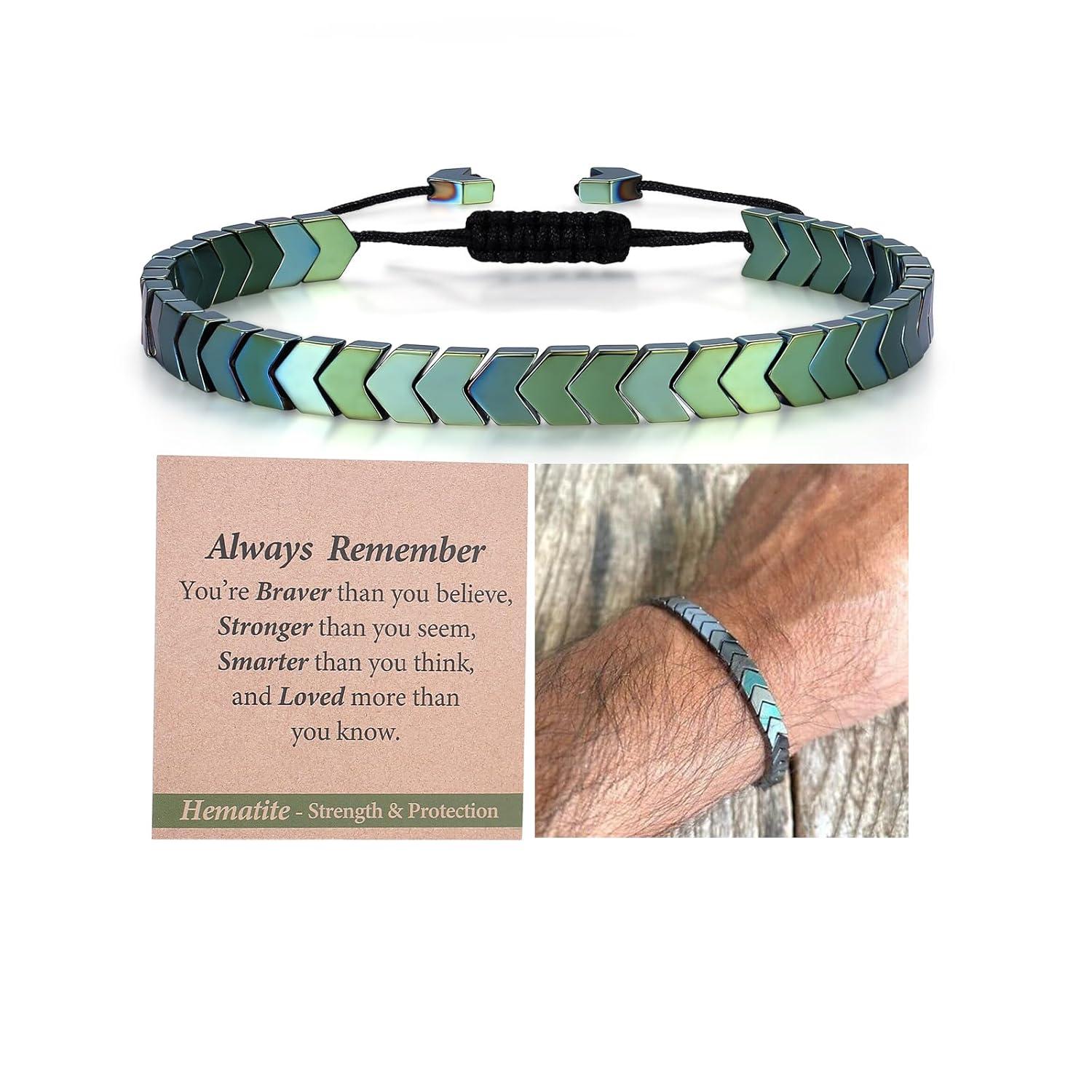 Gifts for Him Bracelets Teenage Teen Boys Gifts 10 12 Years Old 18th Birthday Gifts Son Grandson Graduation Easter Christmas Stocking Stuffers Valentines Day
